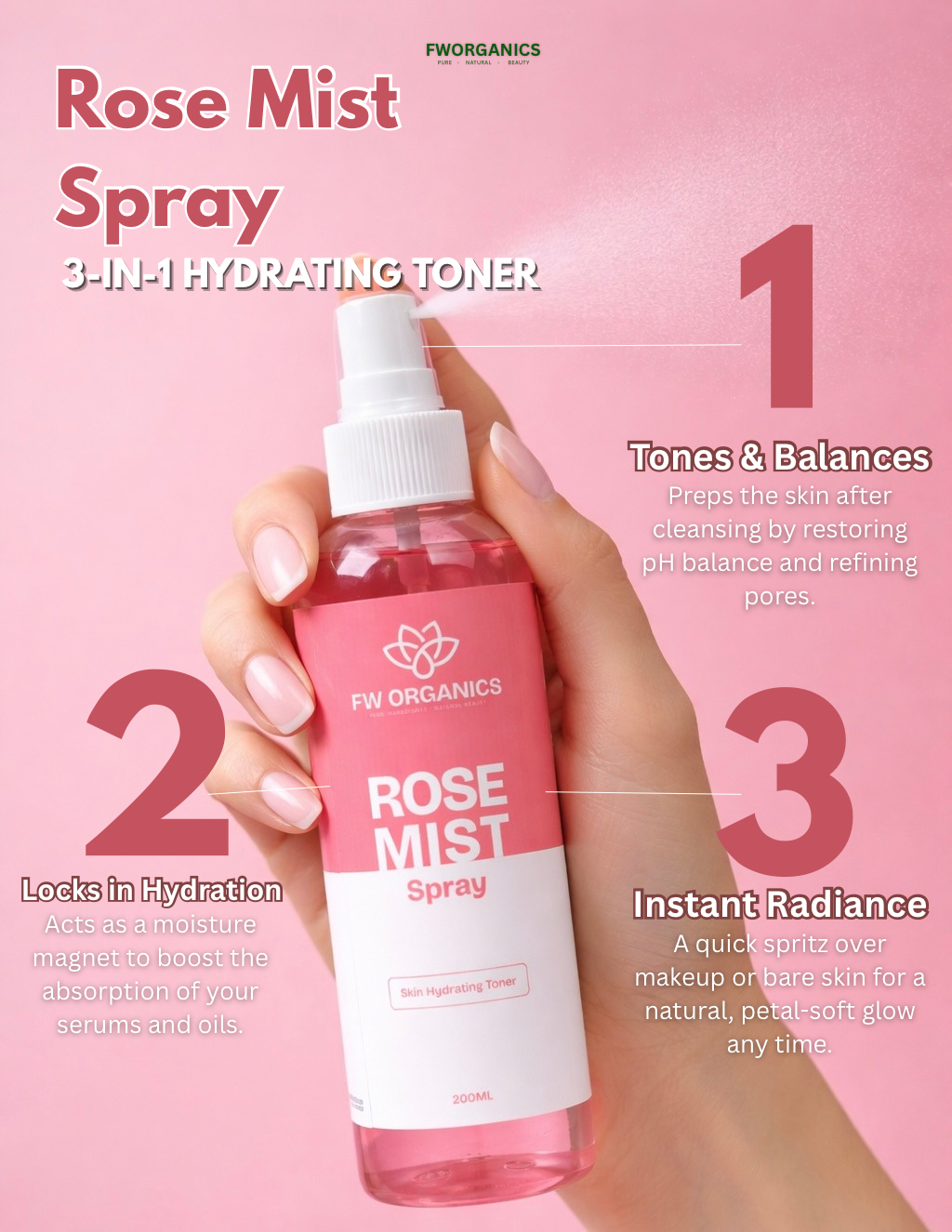 Rose Mist Spray Toner